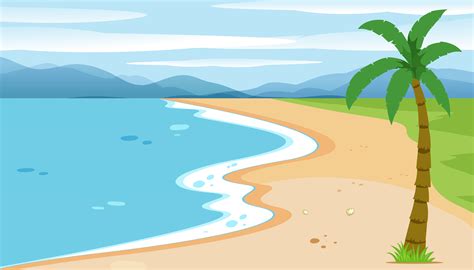 beach vector art